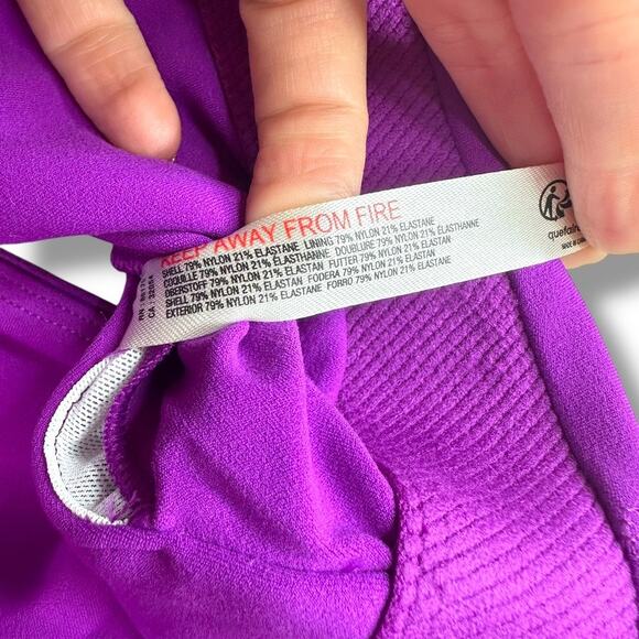 FP Movement x Hatch NWT Pink Fluorescent Berry Square Neck Maternity Sports Bra - Picture 9 of 9